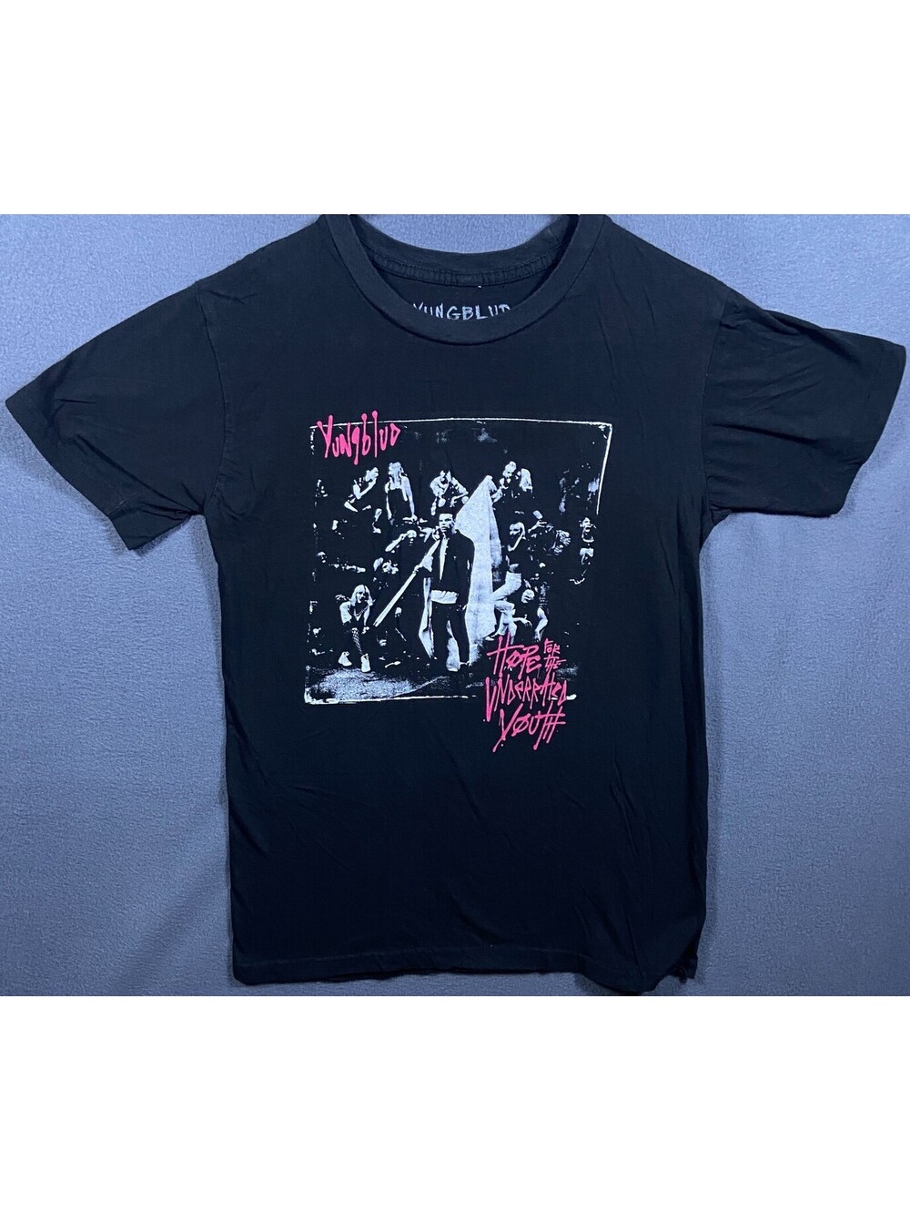 YUNGBLUD Hope for Underrated Youth T-Shirt Women's Size S Top 2019 Tour Tee EUC!